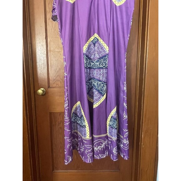 African Mermaid Dress Cap Sleeve Square Neck Floor Length Geometric Womens 2XL - Picture 10 of 12